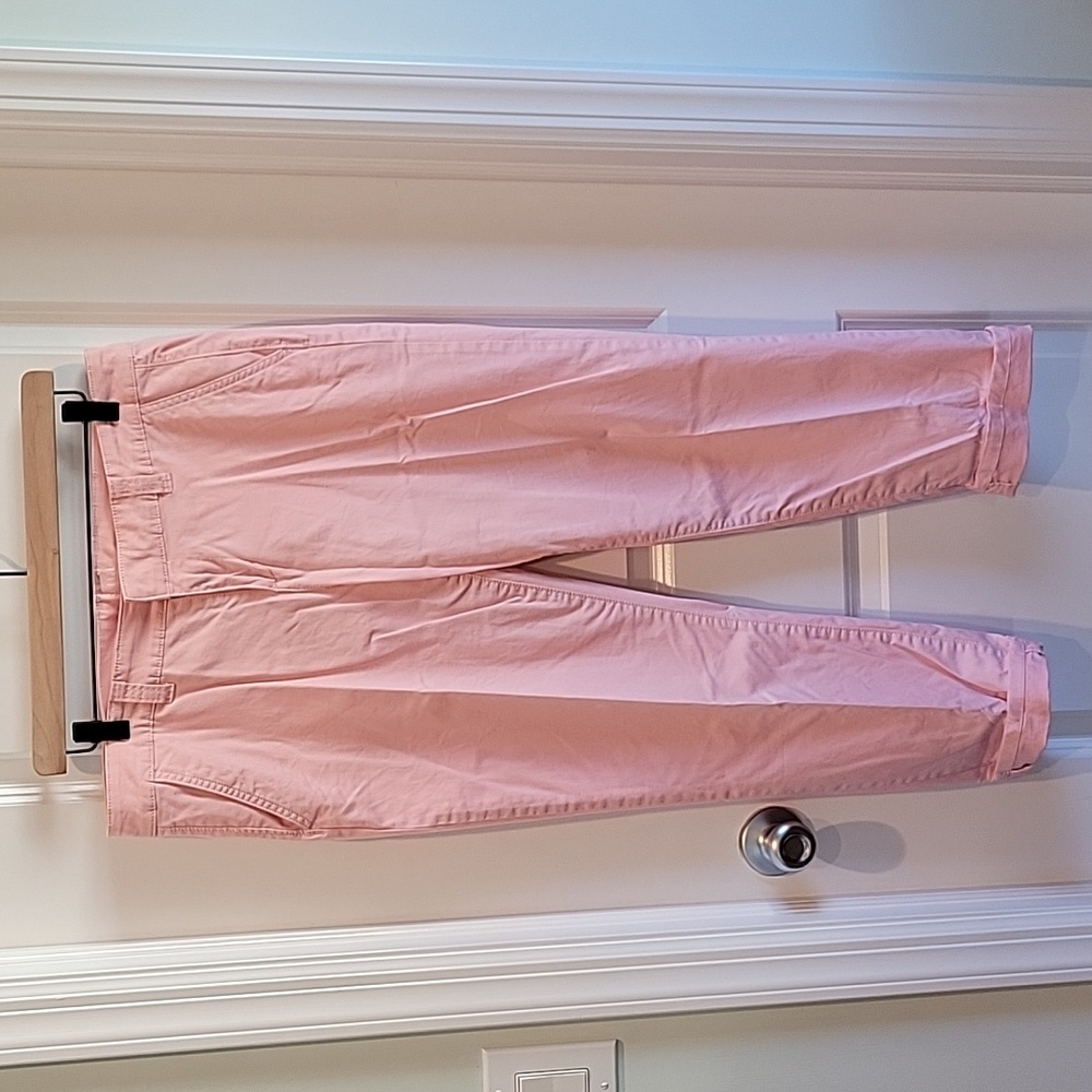 Women's pink Chino Crop pants
